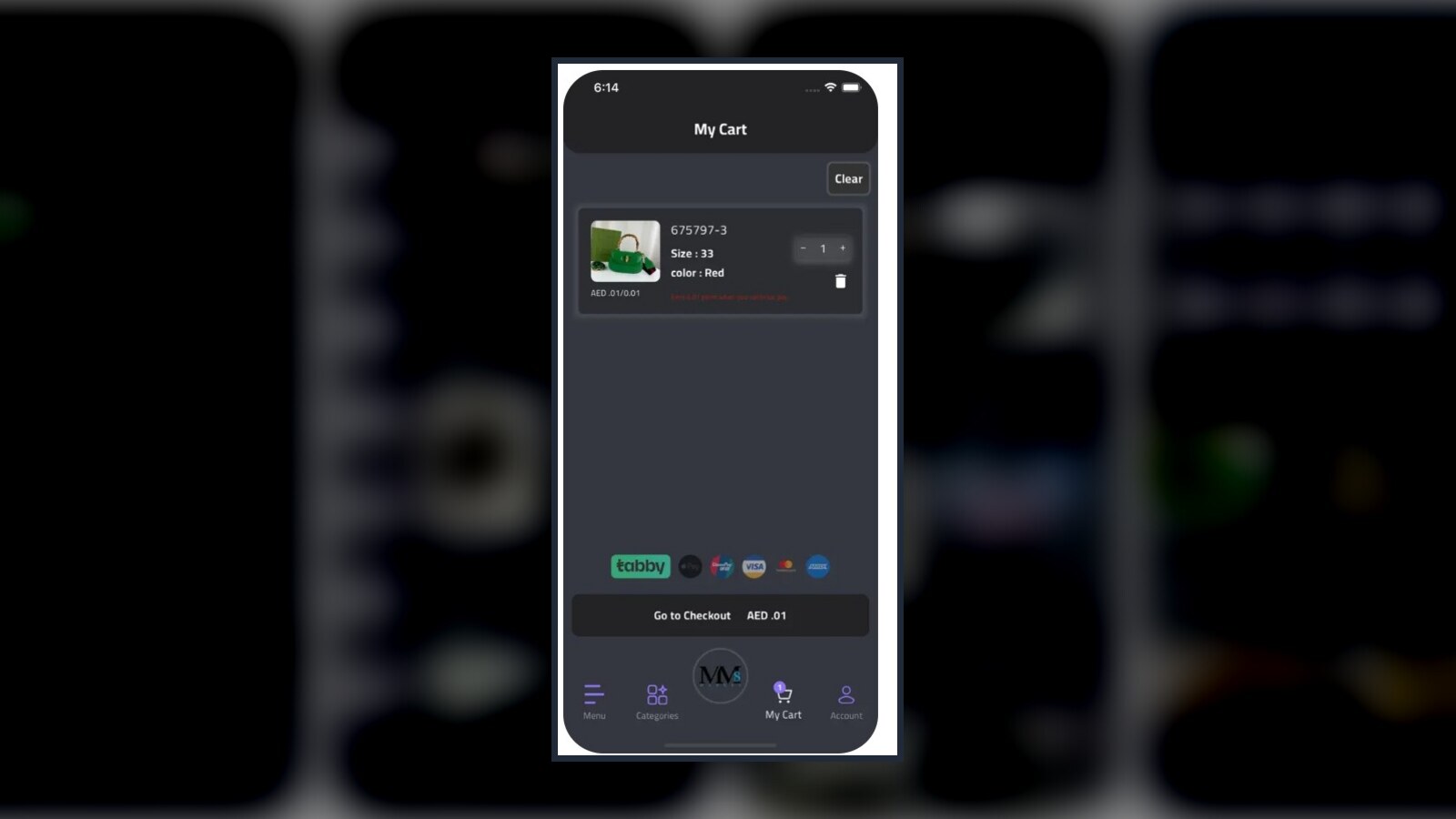 MM8 mobile application showcase