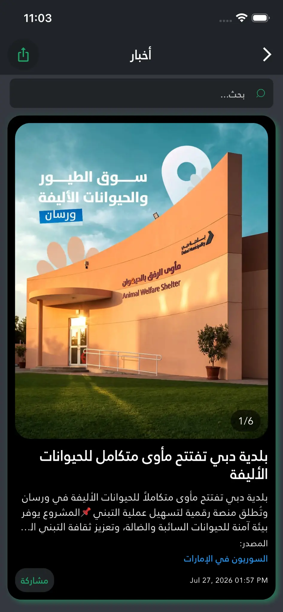 Syrians in UAE news experience